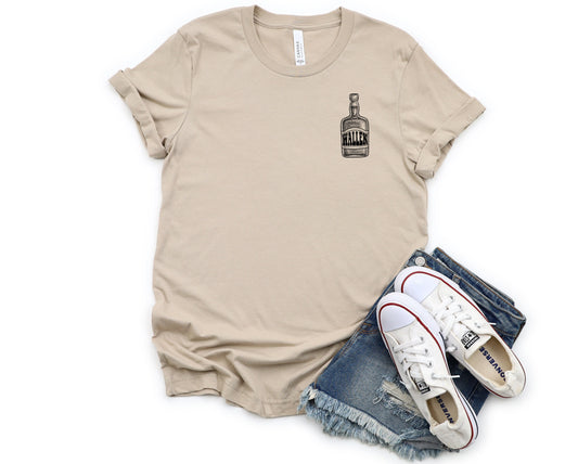 Wholesale Last Night retro Graphic Tee - Tan