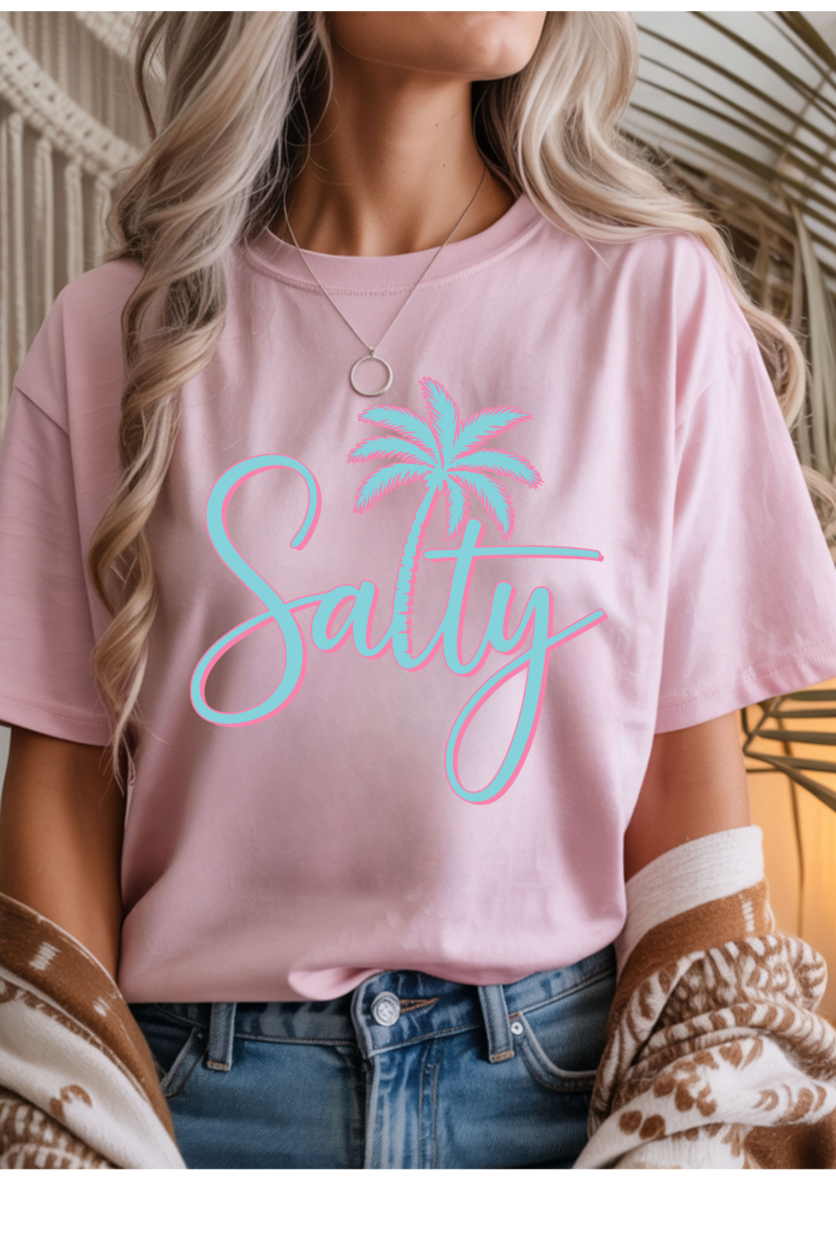 Wholesale Royal Queen - Salty #9 - Light Pink Gildan Tee