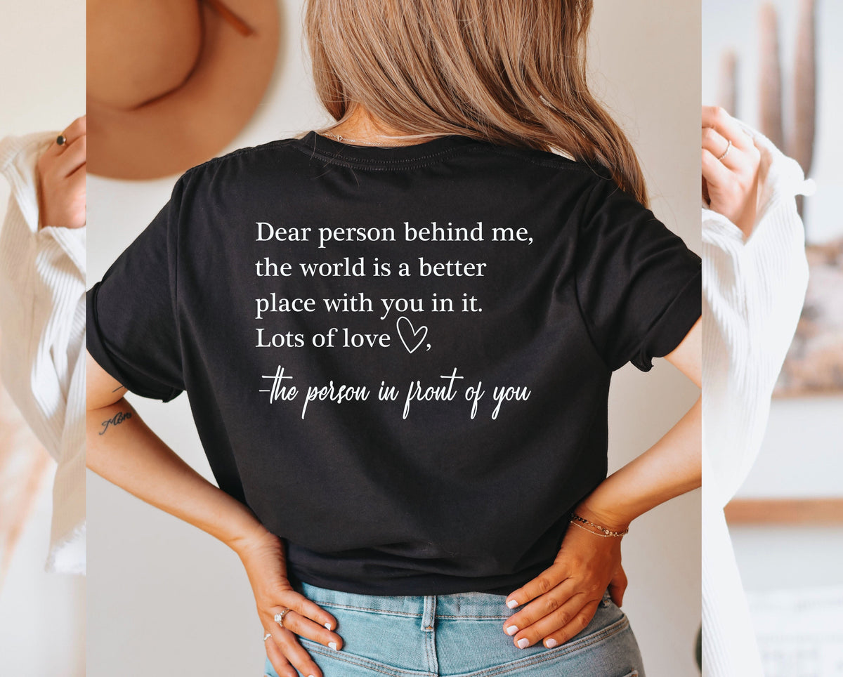 Wholesale Lots of Love Graphic Tee - Black