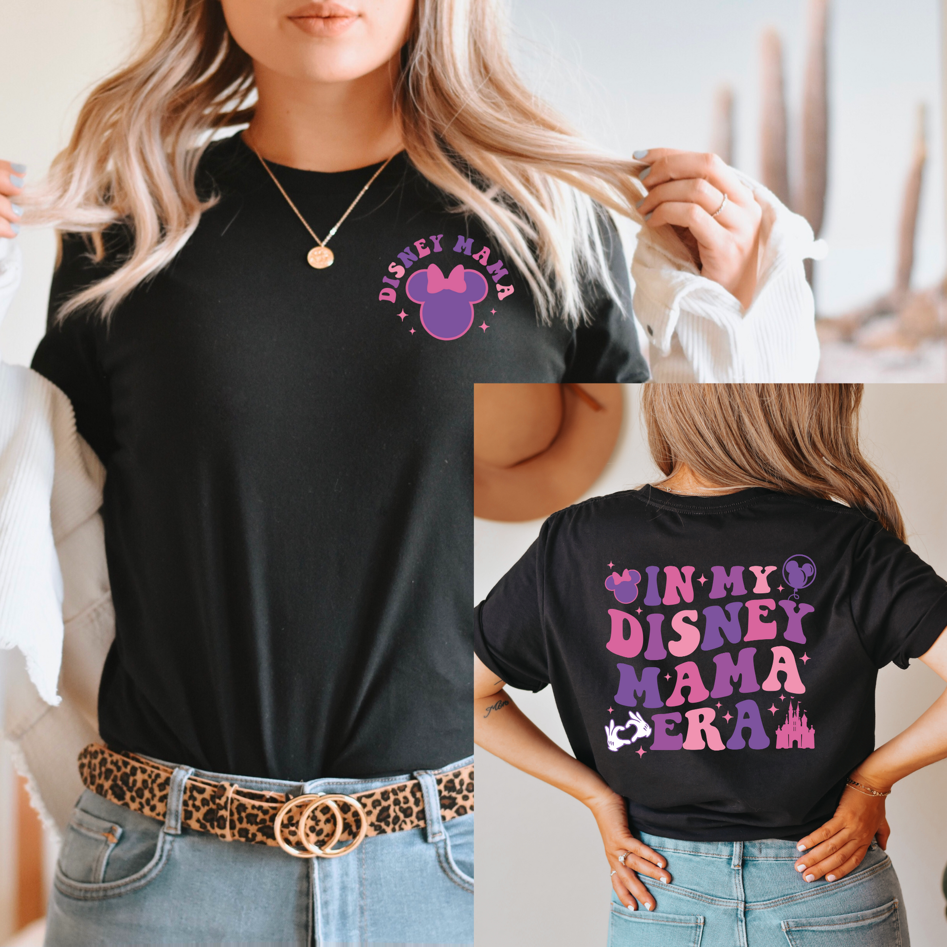 Wholesale Magical Mama Era Graphic Tee - Black Tee