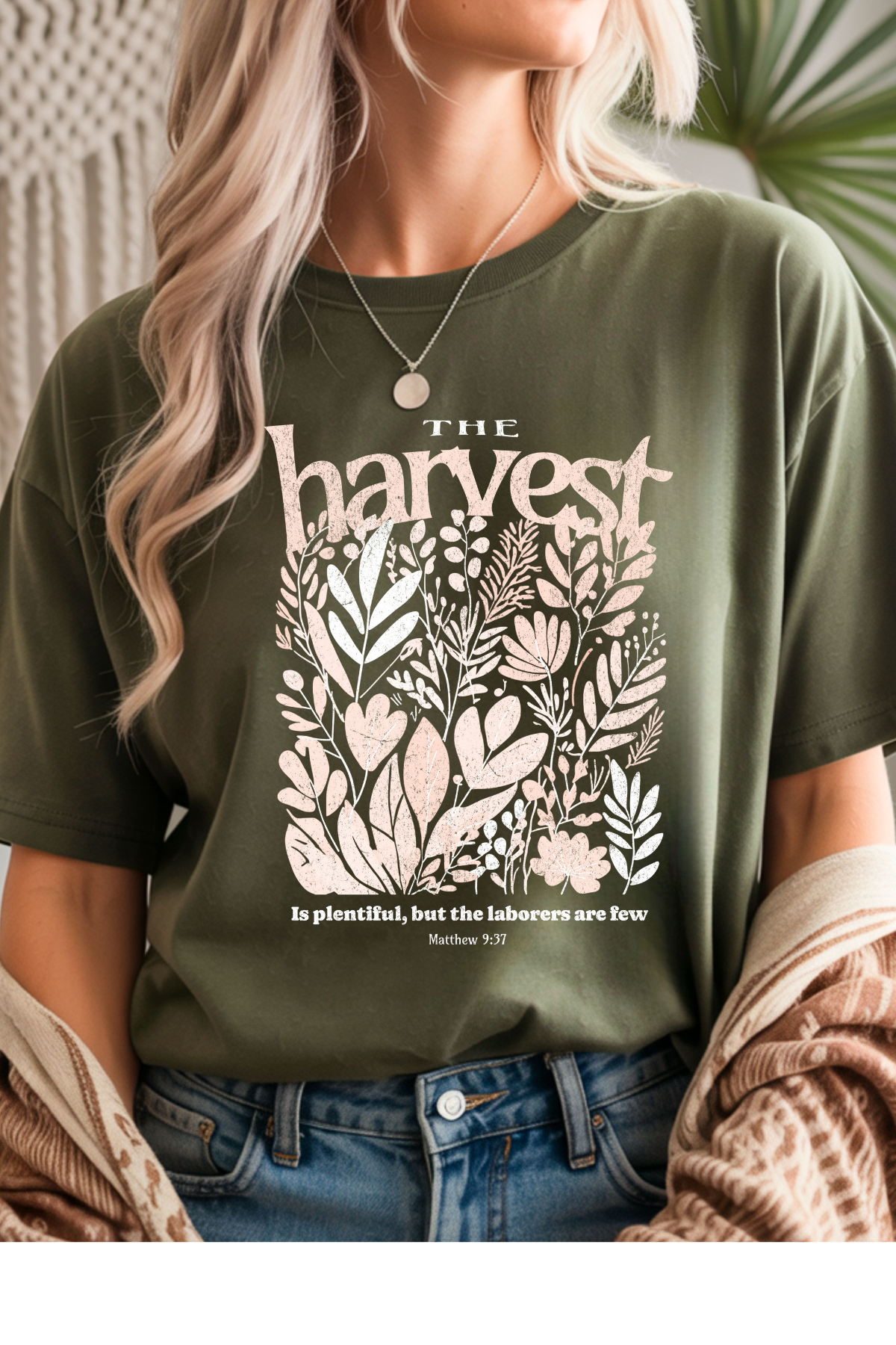 Wholesale Blush - Harvest #5 - Military Green Gildan Tee