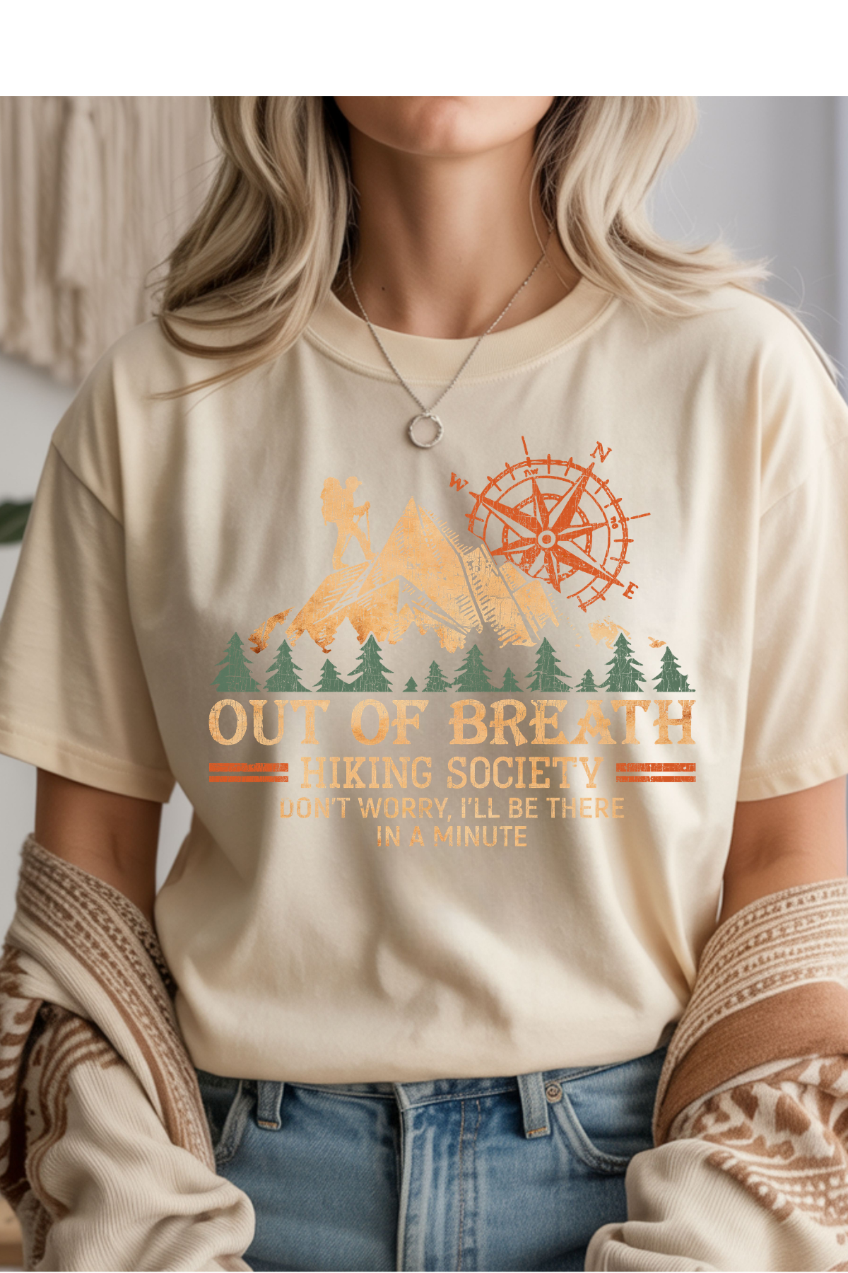 Wholesale Sun-Sational - Out Of Breath #5 - Natural Gildan Tee