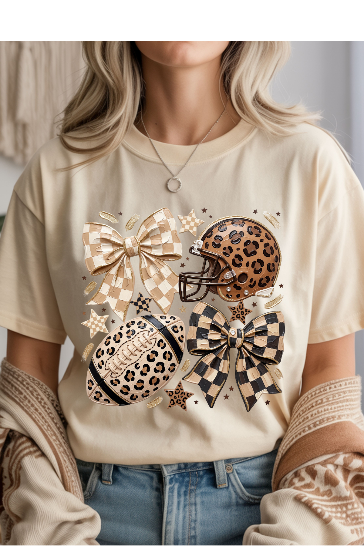 Summer Sale - Leopard Checkered Football #10