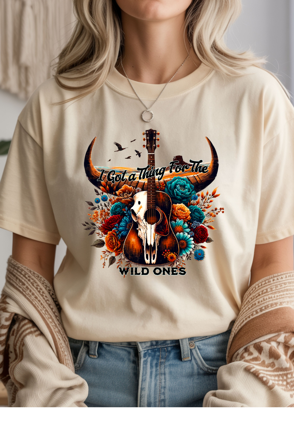 Wholesale Shadows & Spots - Got A Thing for Wild Things #3 - Natural Gildan Tee