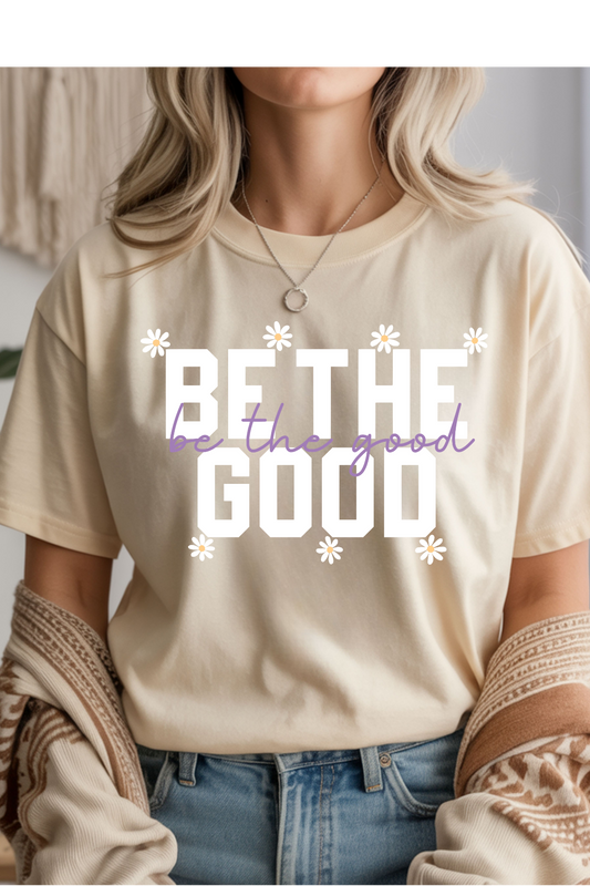 Wholesale Summer in Paris - Be The Good #2 - Natural Gildan Tee