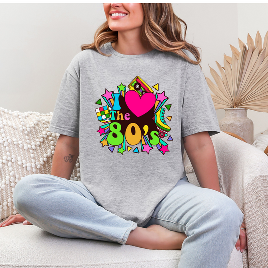 Wholesale Neon Summer Nights 1 Graphic Tee - White Tee