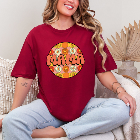 Wholesale Neon Summer Nights 3 Graphic Tee - Cardinal Red Tee