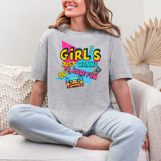 Wholesale Neon Summer Nights 4 Graphic Tee - Sports Grey Tee