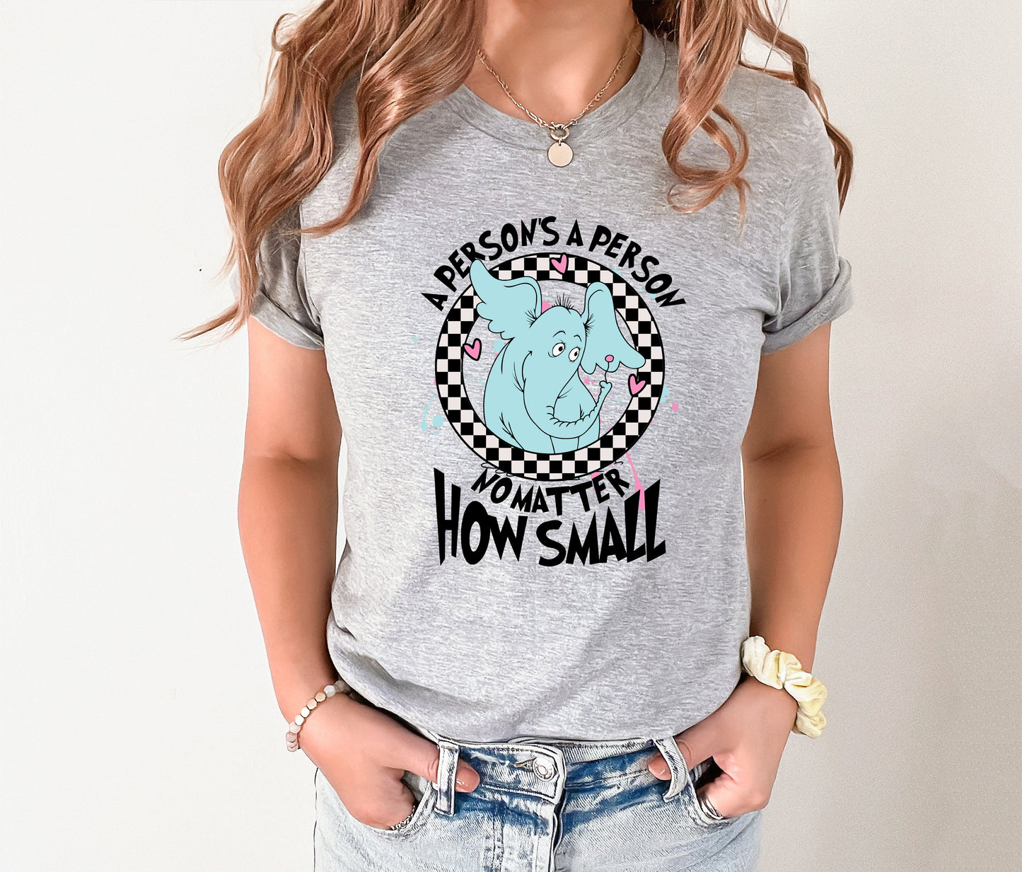 Wholesale No Matter How Small Graphic Tee - Grey