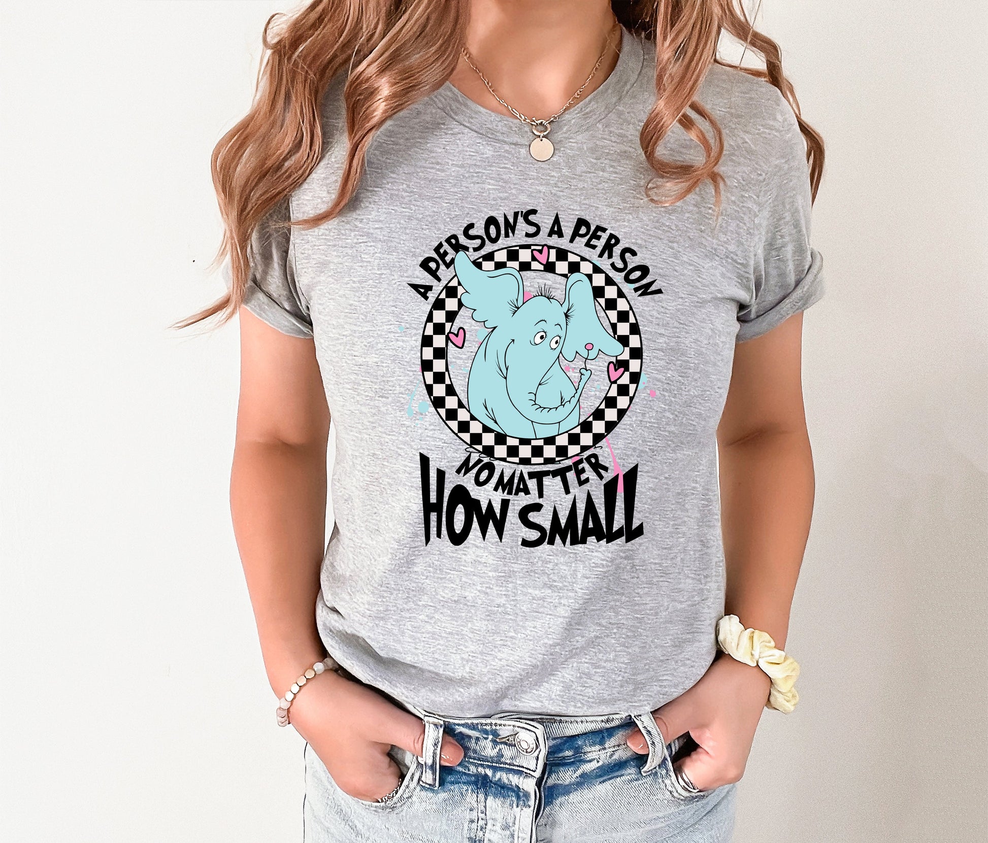Wholesale No Matter How Small Graphic Tee - Grey