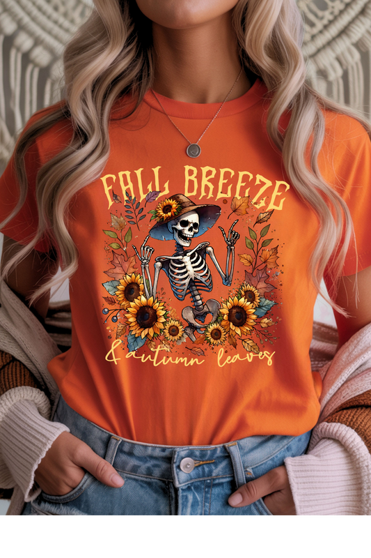 Wholesale Fall Whimsey - Fall Breeze #9 - Orange Gildan Tee