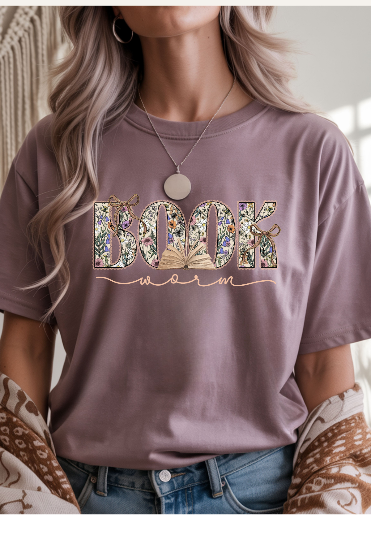 Wholesale Color Me Spring - Book Worm #2 - Paragon Gildan Tee