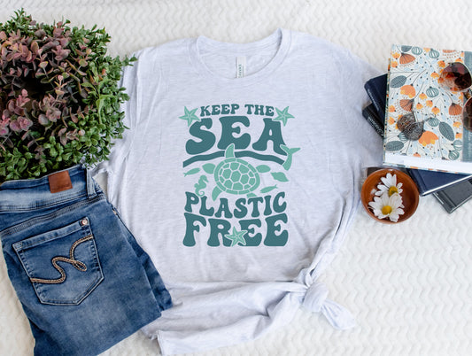 Wholesale Plastic Free Graphic Tee - French Vanilla