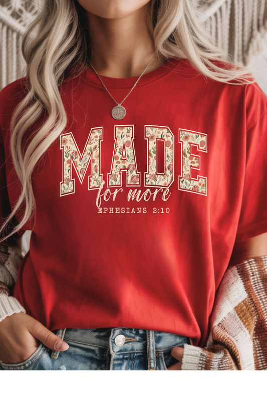 Wholesale Xmas #1 Red - Made #8 - Red Gildan Tee