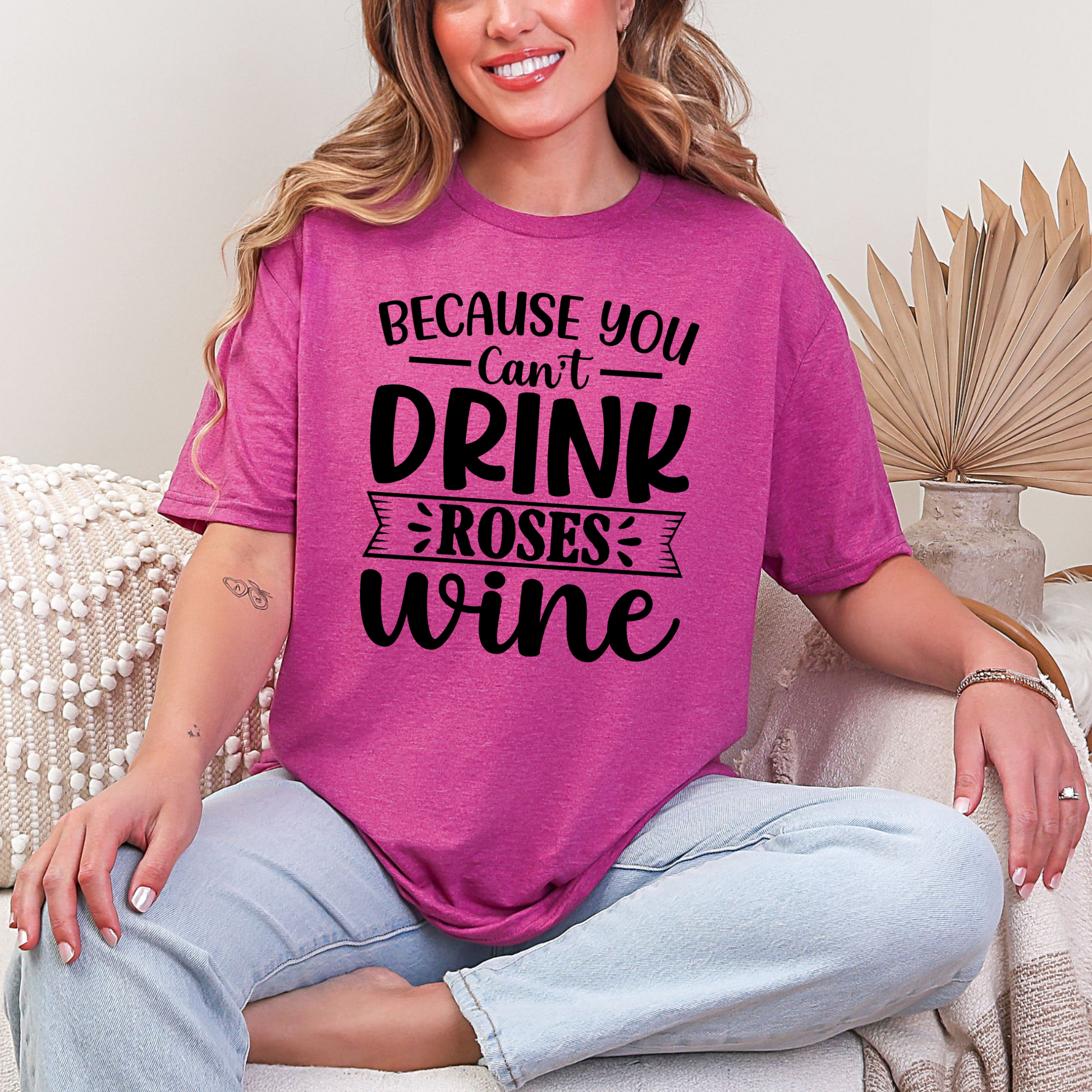 Wholesale Rose After Dark 3 Graphic Tee - Heather Berry Tee