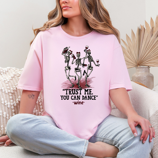 Wholesale Rose After Dark 9 Graphic Tee - Light Pink Tee