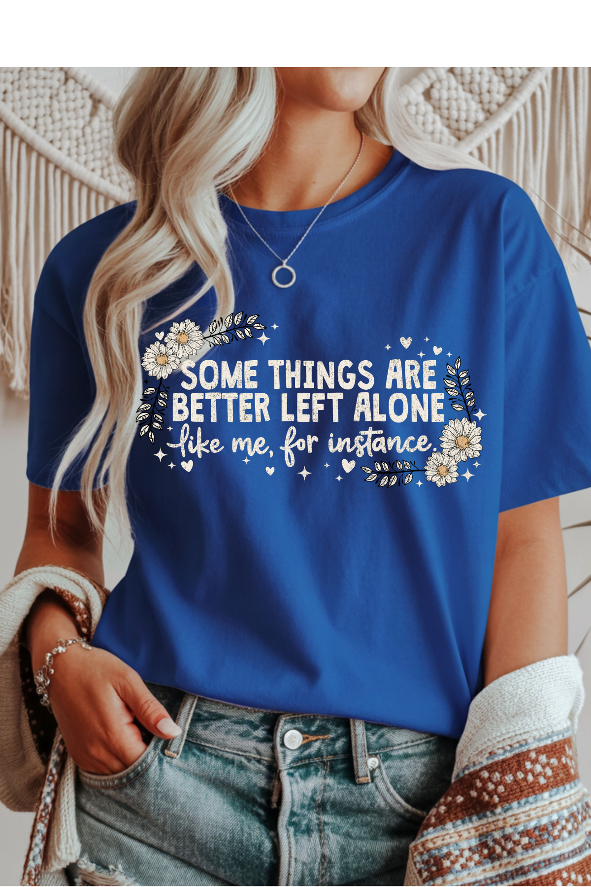 Wholesale Sun-Sational - Left Alone #4 - Royal Gildan Tee