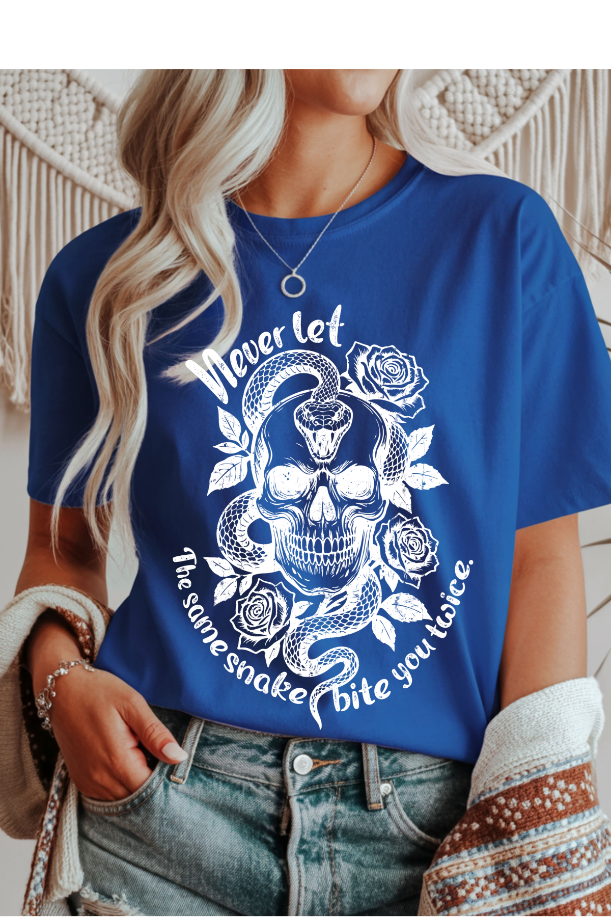 Wholesale Sunsational - Bite You Twice #2 - Royal Gildan Tee