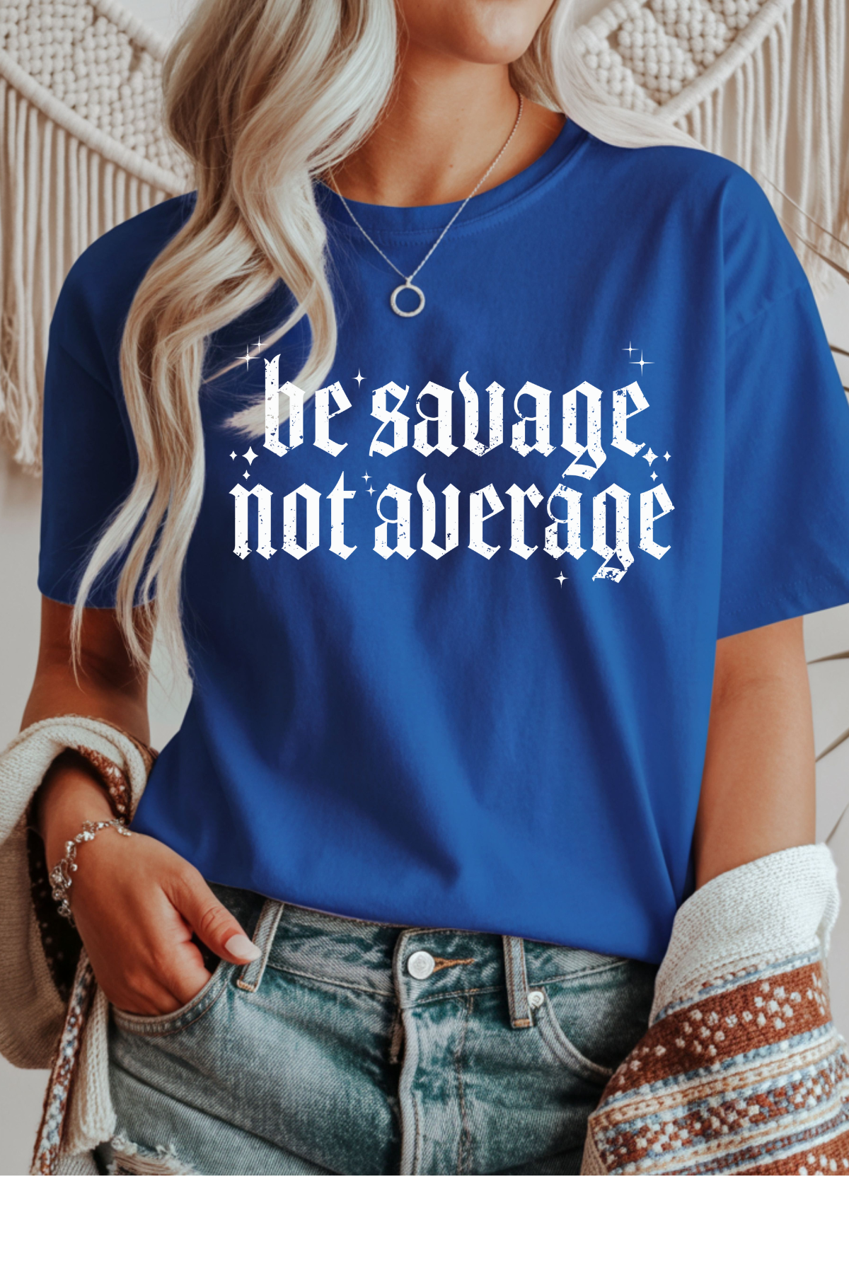 Wholesale Hey Jude - Be Savage Not Average - #10 - Sage Gildan Tee