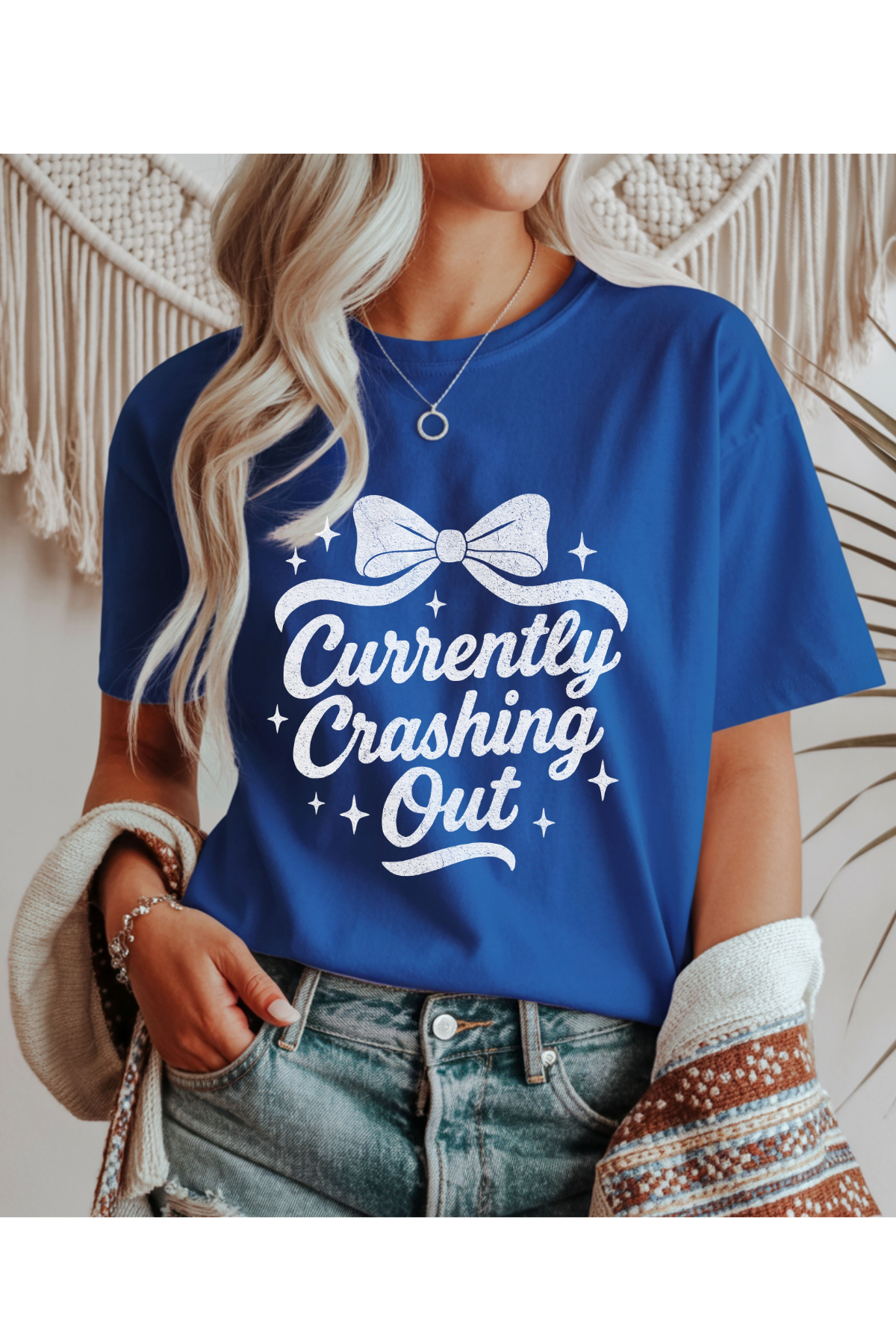 Wholesale Color Me Spring - Crashing Out #9 - Royal Gildan Tee