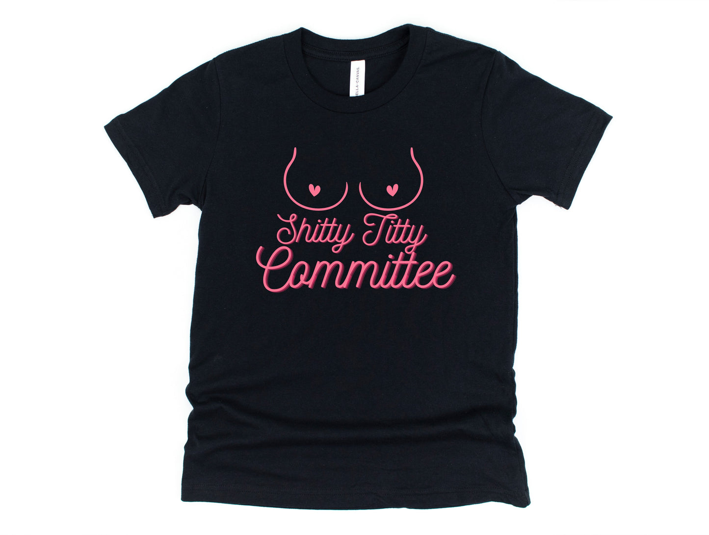 Wholesale Shitty Titty Graphic Tee - Black
