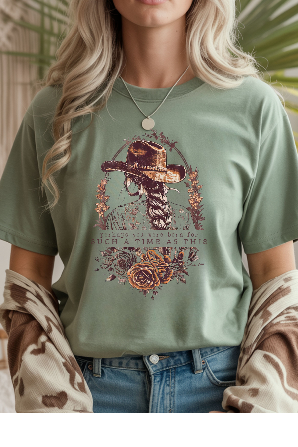 Wholesale RoseWater Glow - Such A Time #8 - Sage Gildan Tee