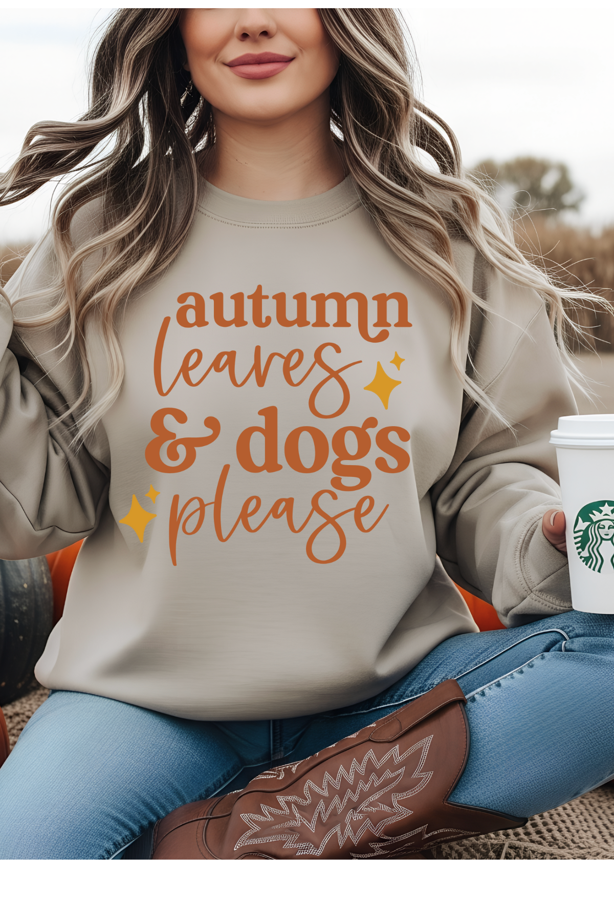 Wholesale Fifty Shades of Brown - Puppy Love #9 - Sand Gildan Sweatshirt