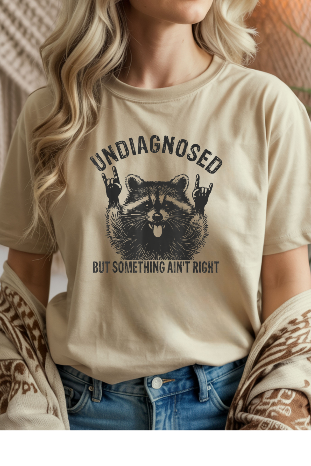 Wholesale Hey Jude - Undiagnosed #3 - Sand Gildan Tee