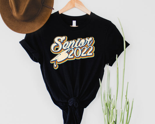 Wholesale Senior 2022 Graphic Tee - Black