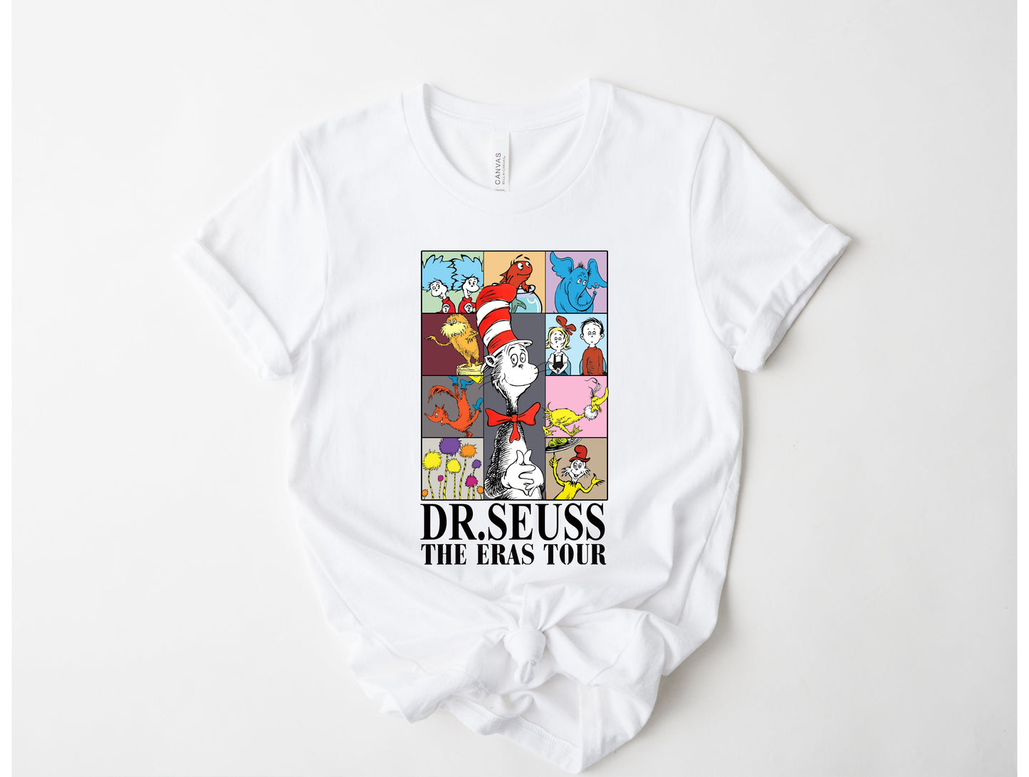 Wholesale Seuss era Graphic Tee - Grey