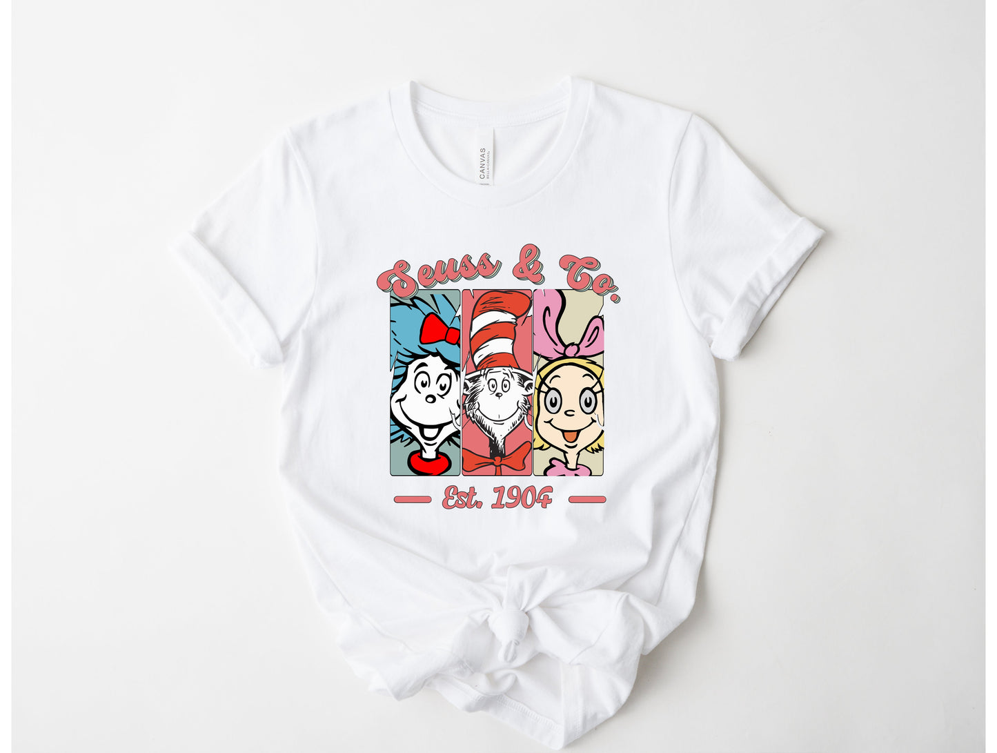 Wholesale Seuss and Co Graphic Tee - Grey