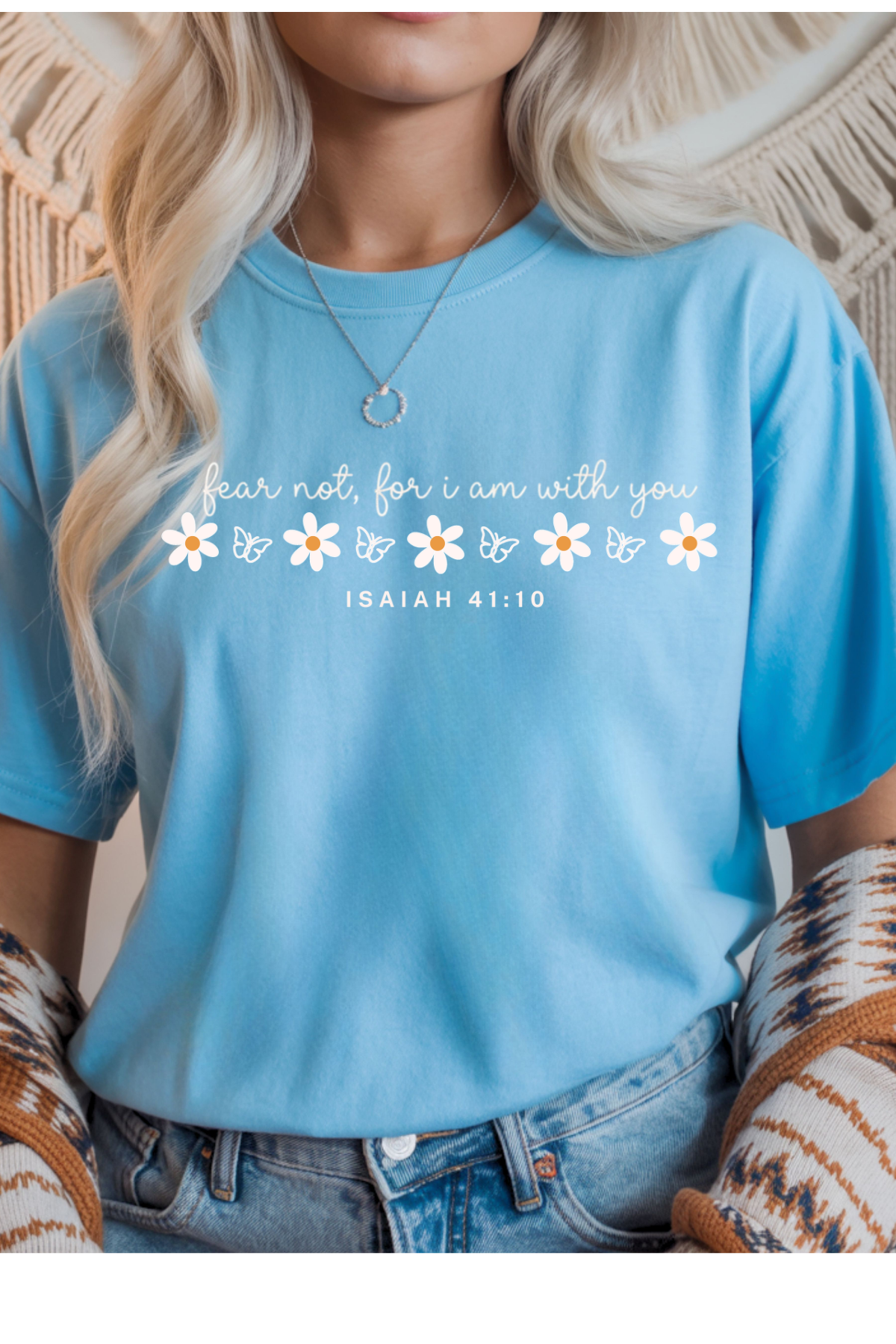 Wholesale Royal Queen - Fear Not #6 - Sky Gildan Tee