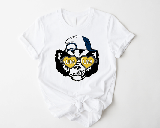 Wholesale UM Game Day Graphic Tee - White