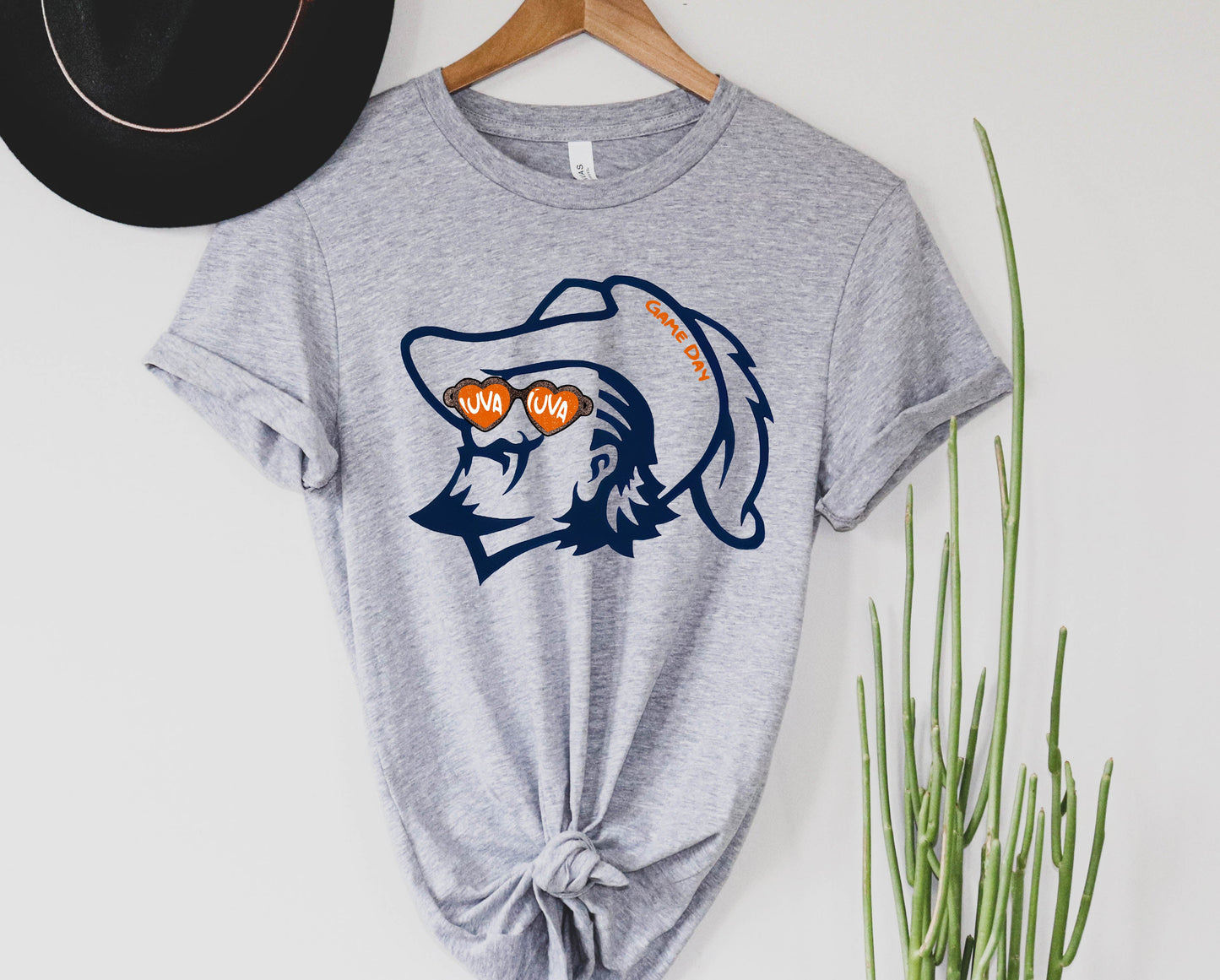 Wholesale UVA Game Day Graphic Tee - Grey