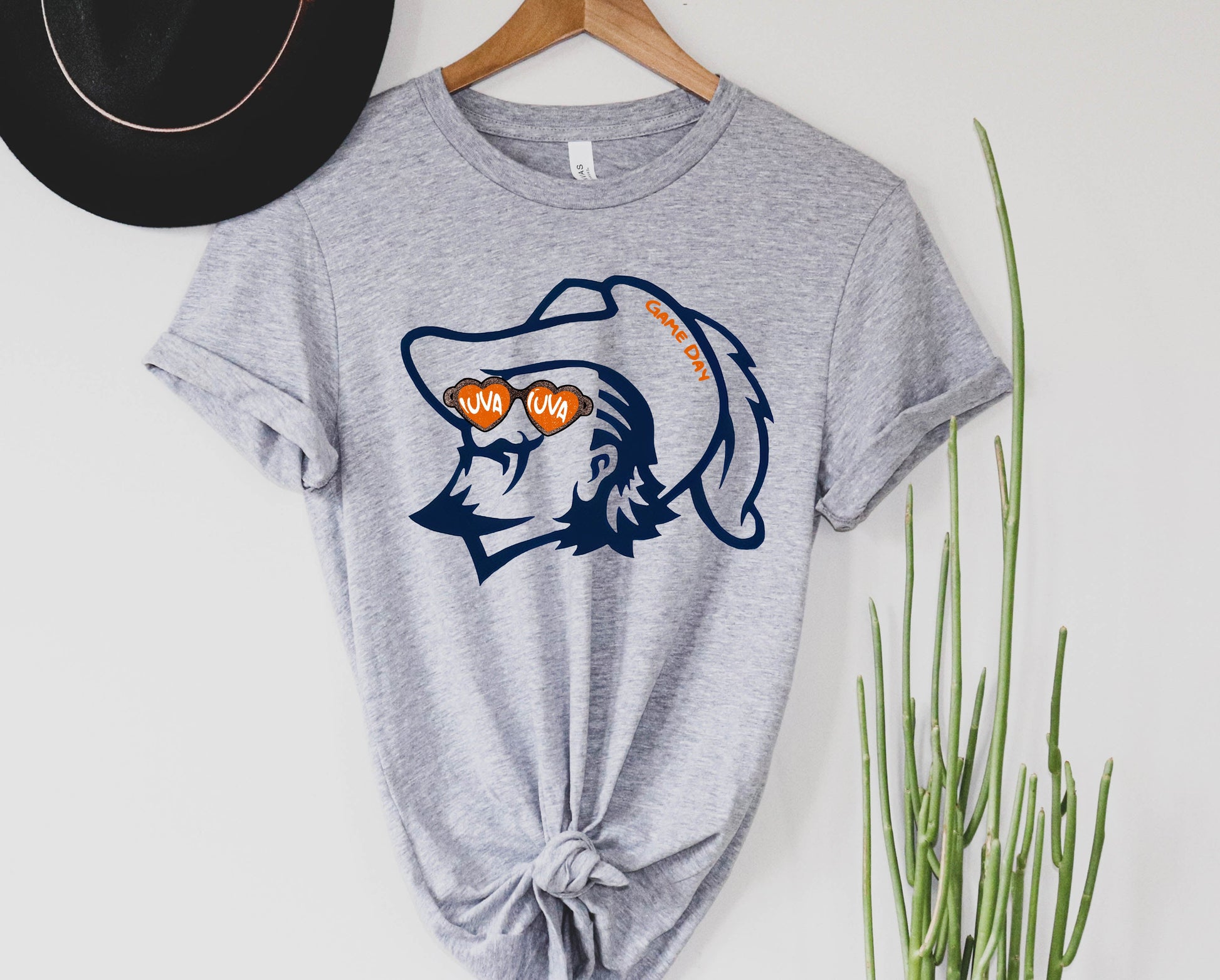 Wholesale UVA Game Day Graphic Tee - Grey