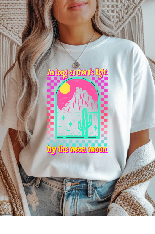 Wholesale Rooted in Spring - Neon Moon #7 - White Gildan Tee