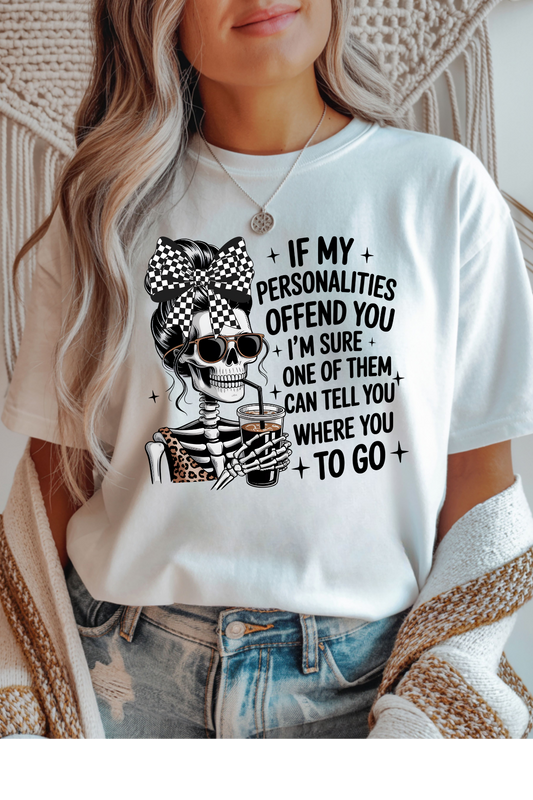 Wholesale Rooted in Spring - My Personalities #8 - White Gildan Tee