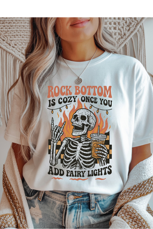 Wholesale Blush Theory - Rock Bottom #3 - White Gildan Tee