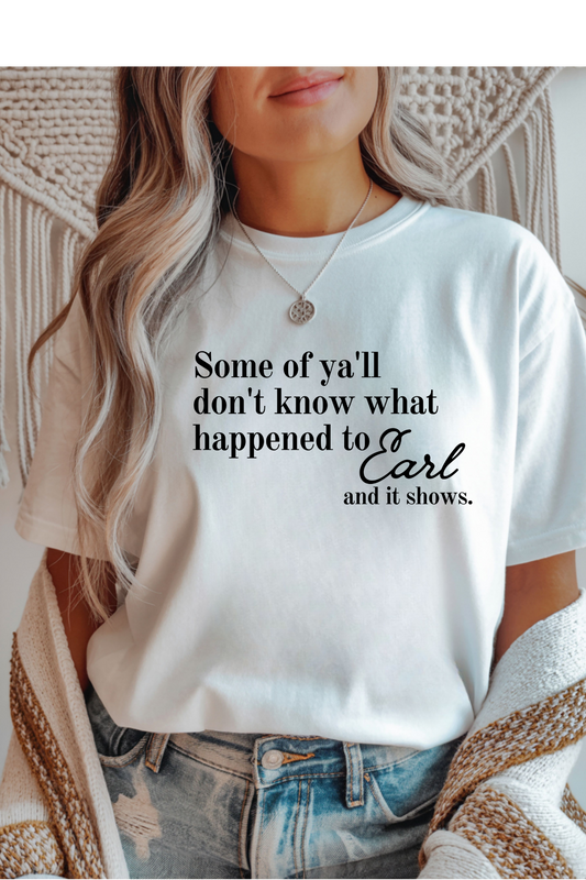 Wholesale Pink - What Happened To Earl #5 - White Gildan Tee