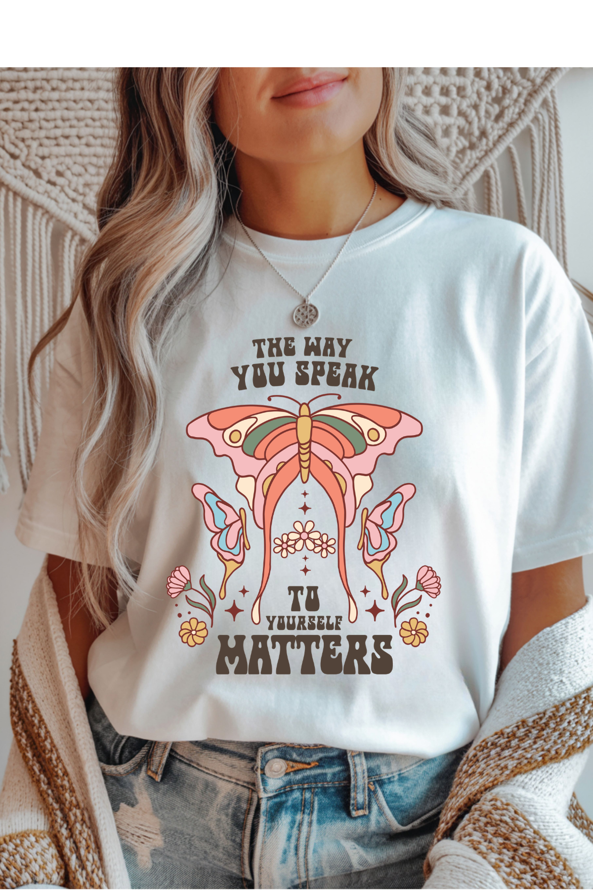 Wholesale Pink - The Way You Speak #7 - White Gildan Tee