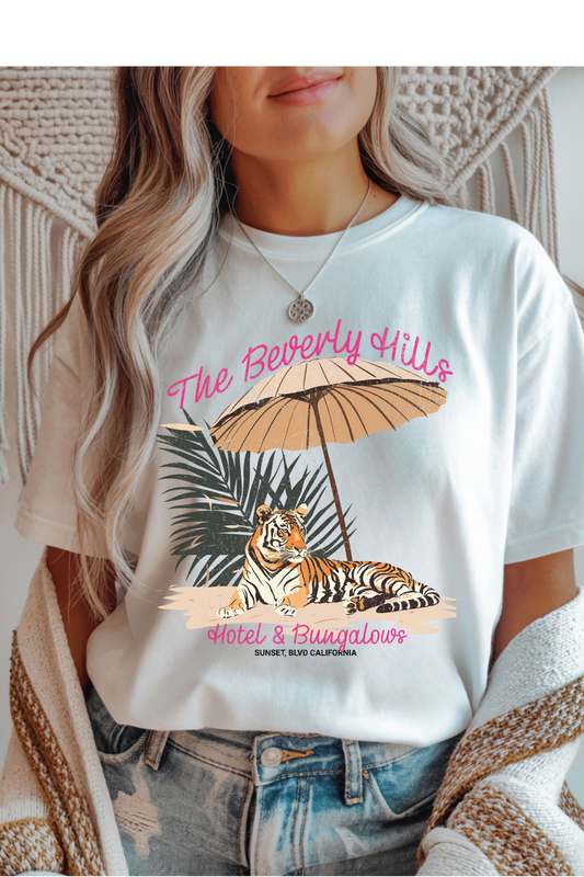 Wholesale Royal Queen - Beverly Hills #1 - White Gildan Tee