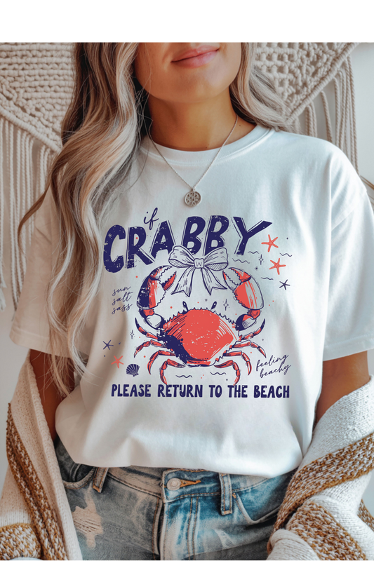 Wholesale Royal Queen - Crabby #3 - White Gildan Tee