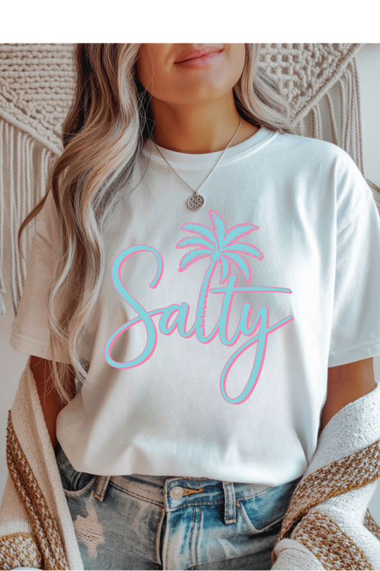 Wholesale Royal Queen - Salty #9 - White Gildan Tee