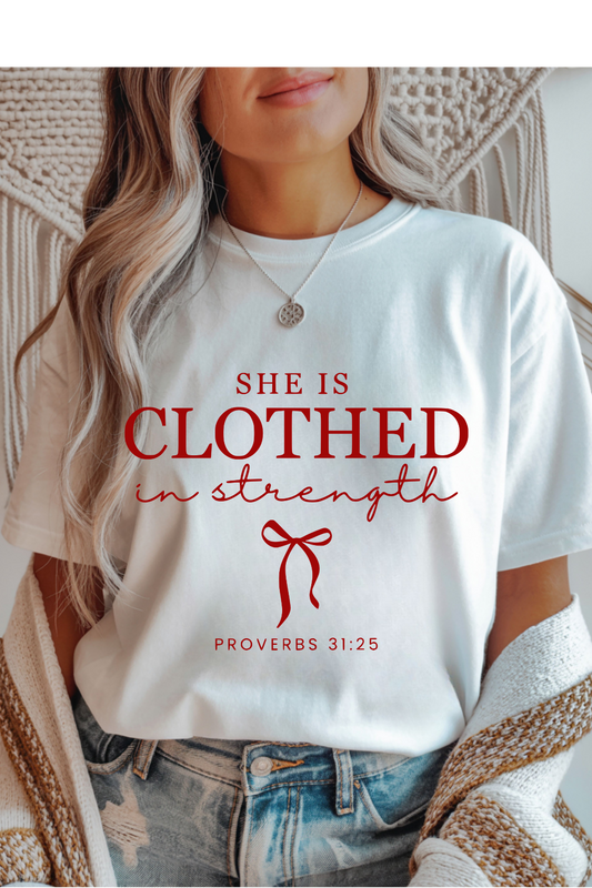 Wholesale Black & Teal - Clothes in Strength #10 - White Gildan Tee