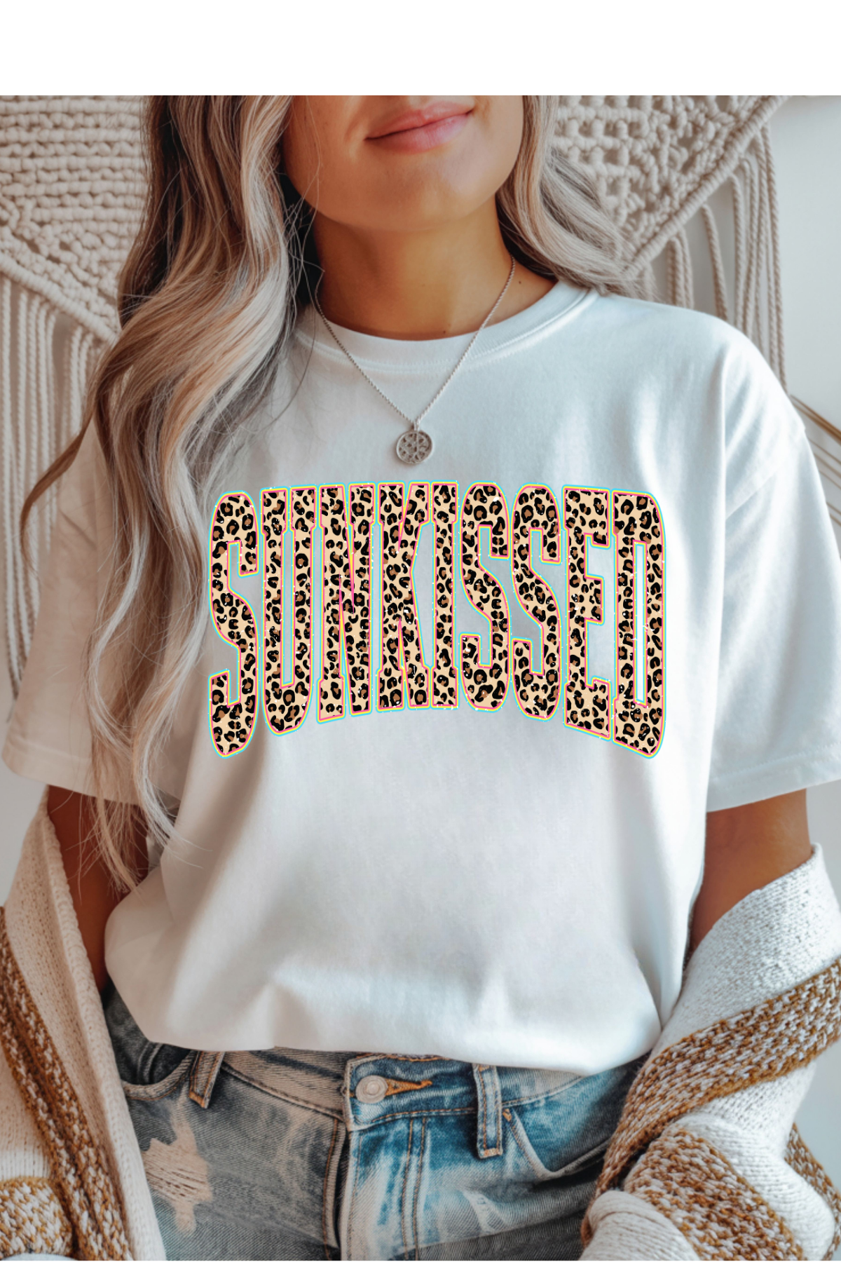 Wholesale Summer in Paris - Sunkissed #7 - White Gildan Tee