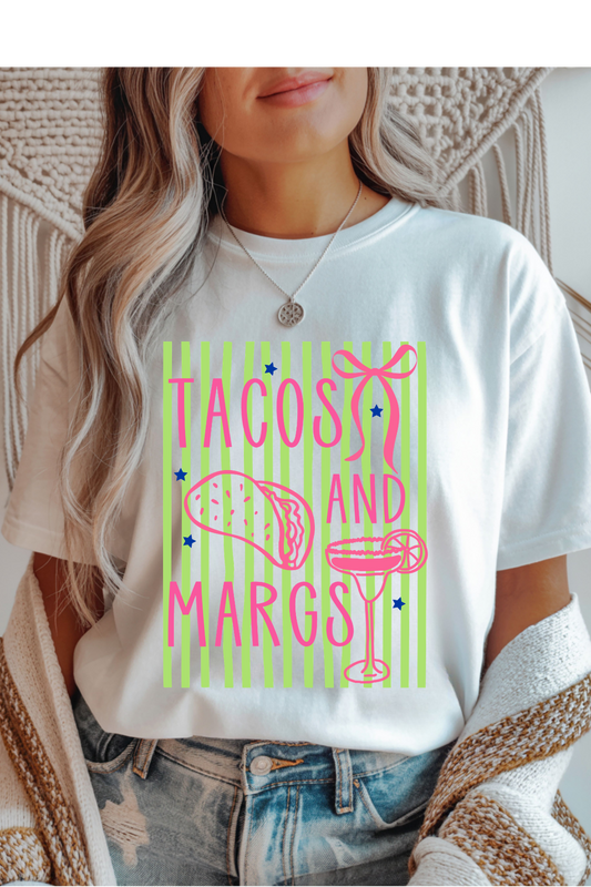 Wholesale Summer in Paris - Tacos & Margs #10 - White Gildan Tee