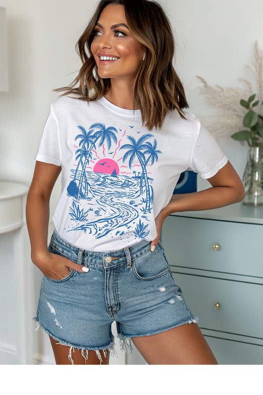 Lavender Lane - Sunset Tropics #1