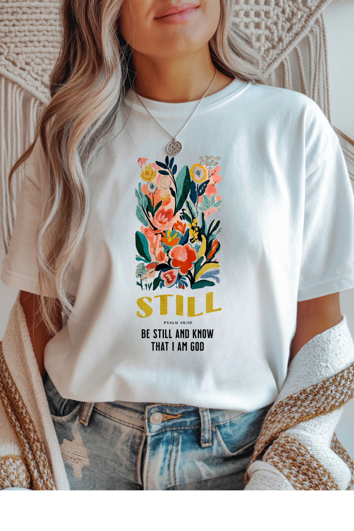 Wholesale Blush - Still #4 - White Gildan Tee