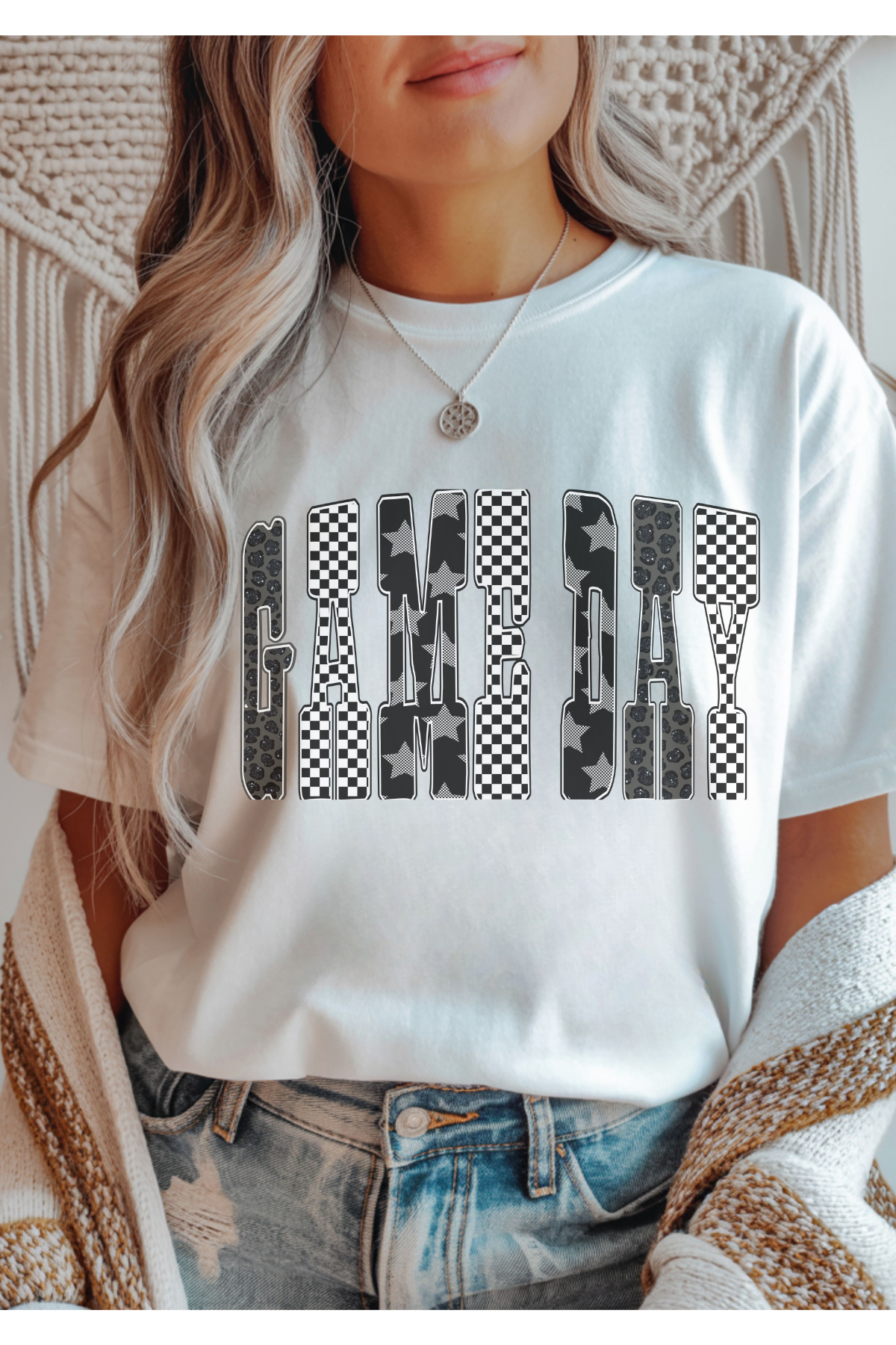 Wholesale Let the Games Begin - Gameday #5 - White Gildan Tee