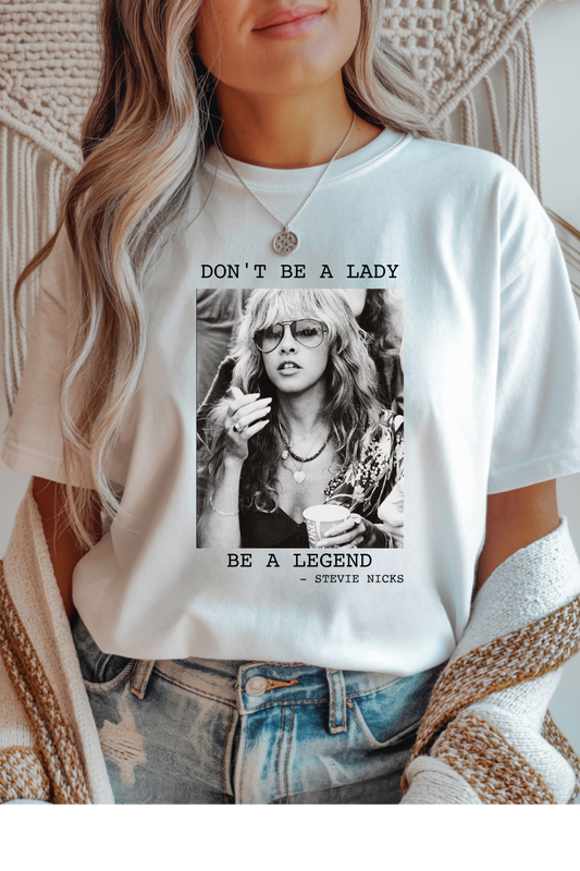 Wholesale Xmas #1 Red - Stevie Nicks #7 - White Gildan Tee